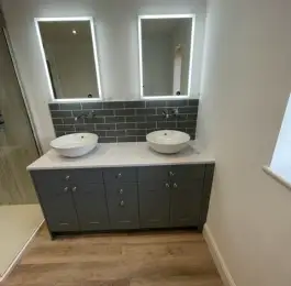 Sink units
His and hers: Click Here To View Larger Image